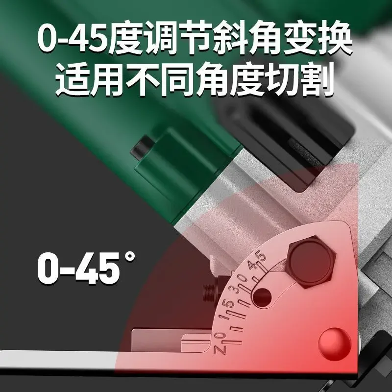 New 1500W Multi Functional Portable Woodworking Handheld Chainsaw Slotting Machine For Stone Tile Cutting For Stone And Wood