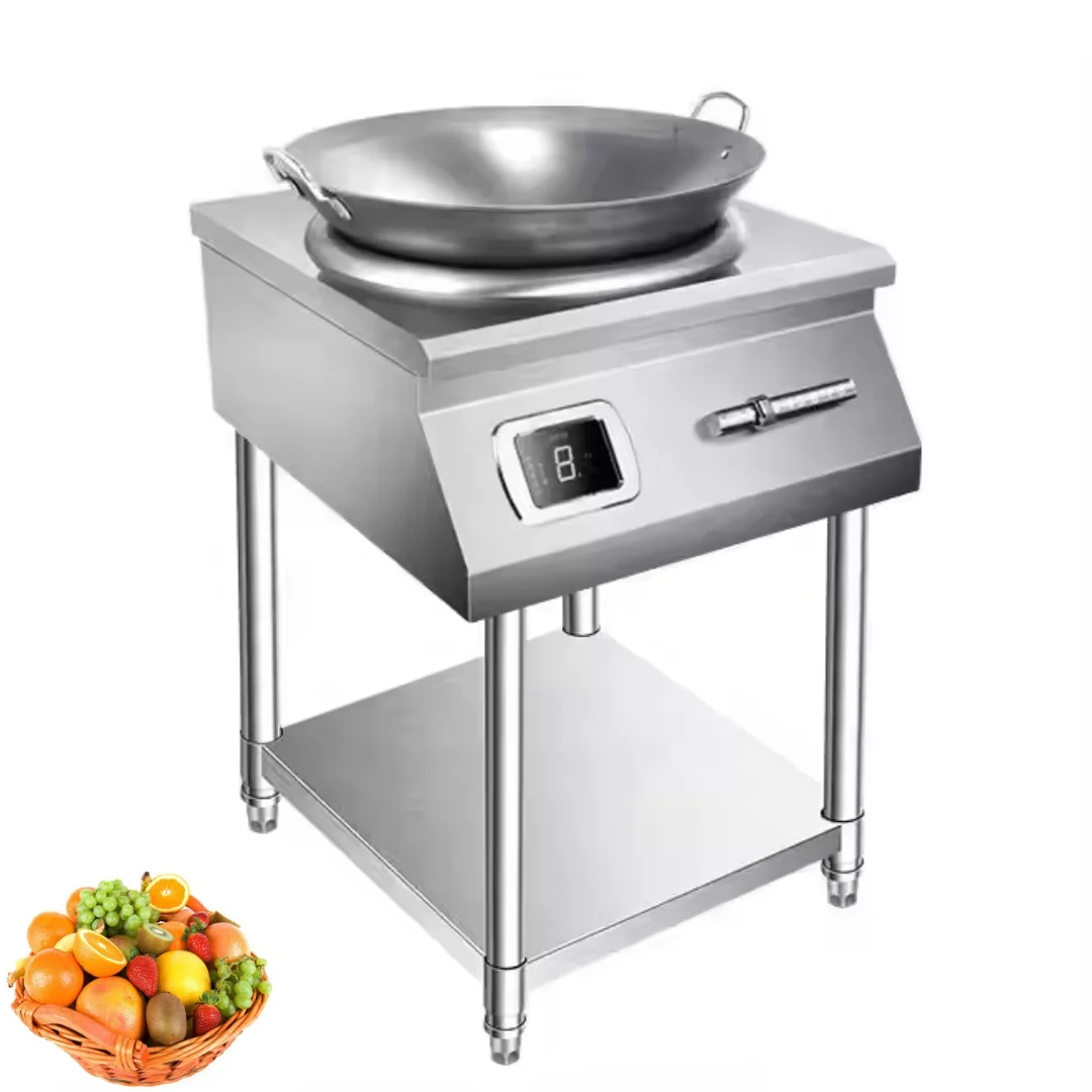 8KW Freestanding 380V Single Burner Commercial 8000W Induction Cooktop Best Kitchen Equipment New Electric Source