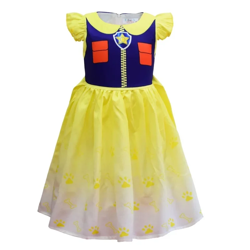 Abito da principessa per ragazze, festa di carnevale, simpatico cartone animato, vestito per cani, principessa Peach, per bambini, Natale, vestito colorato, vestiti di compleanno per ragazze