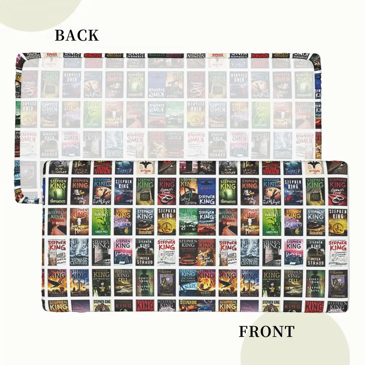 Complete Works Of Stephen King Customized Rectangular Tablecloth Oilproof Table Cover for Dining Events Table Cloth
