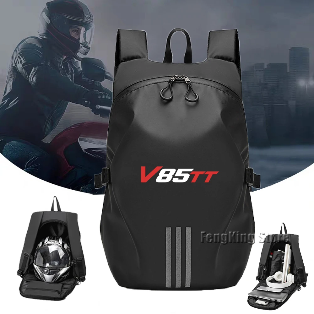 

For Moto-Guzzi V85 TT Travel V85TT Knight backpack motorcycle helmet bag travel equipment waterproof large capacity