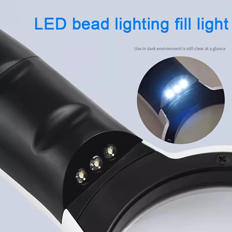 1pc 30x 45x 3 led luz lupa lente mini bolso microscópio portátil jóias lupa lupas leitura ferramenta de reparo vidro