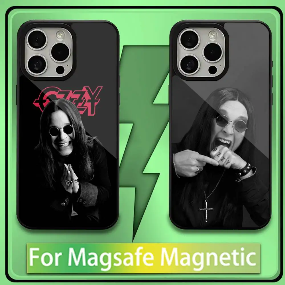 

Rock Band O-Ozzy Osbourne Phone Case For iPhone 16,15,14,13,12,11,Plus,Pro,Max,Mini Soft Magesafe Magnetic Wireless Charge