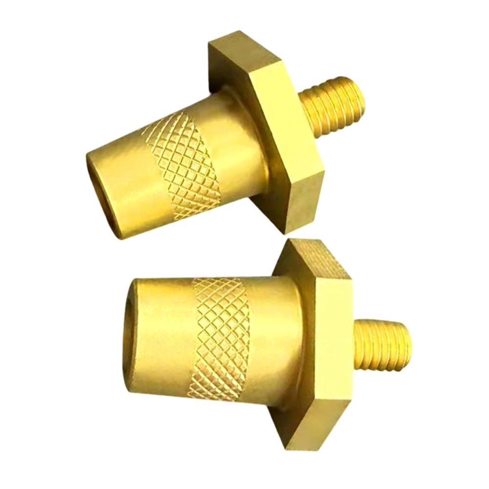 Vehicle Battery Terminals Conical Type Brass Material Positive Negative for 12V 36V Systems Easy Install No Damage to Battery