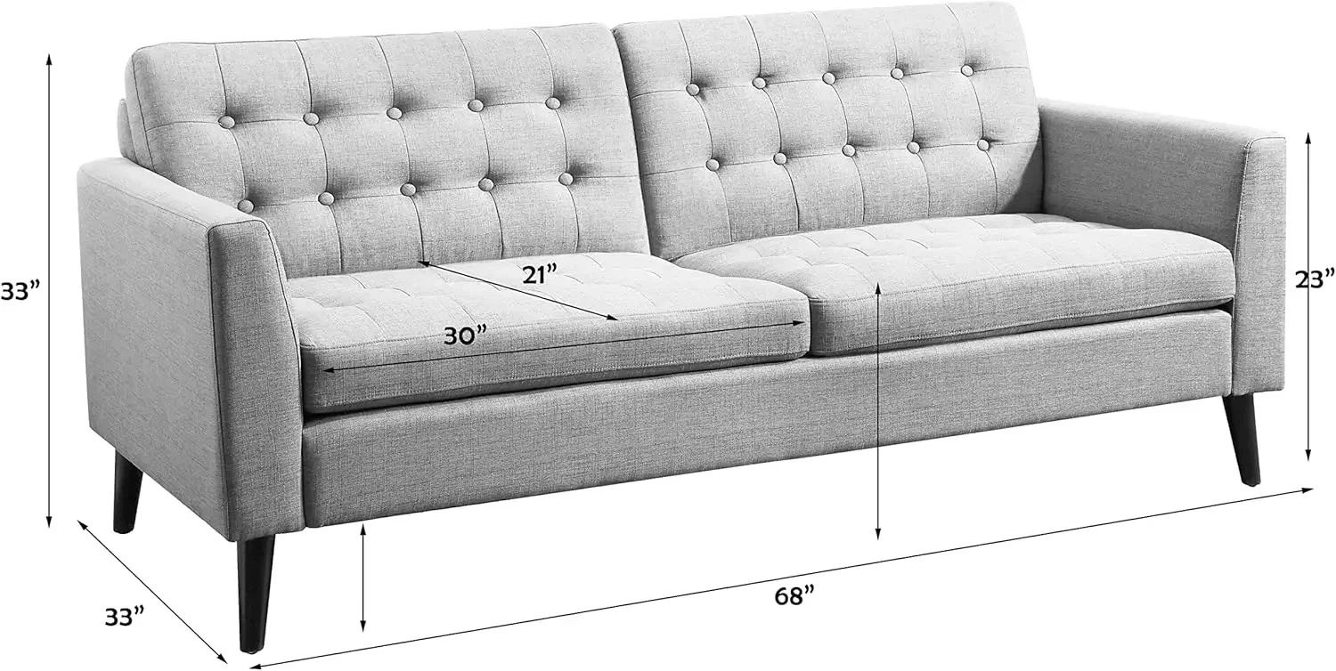 Box Sofa para Sala Love Seats Furniture Sofa in a Box Small Area Couches Sofá Couches for Living Room, Beige