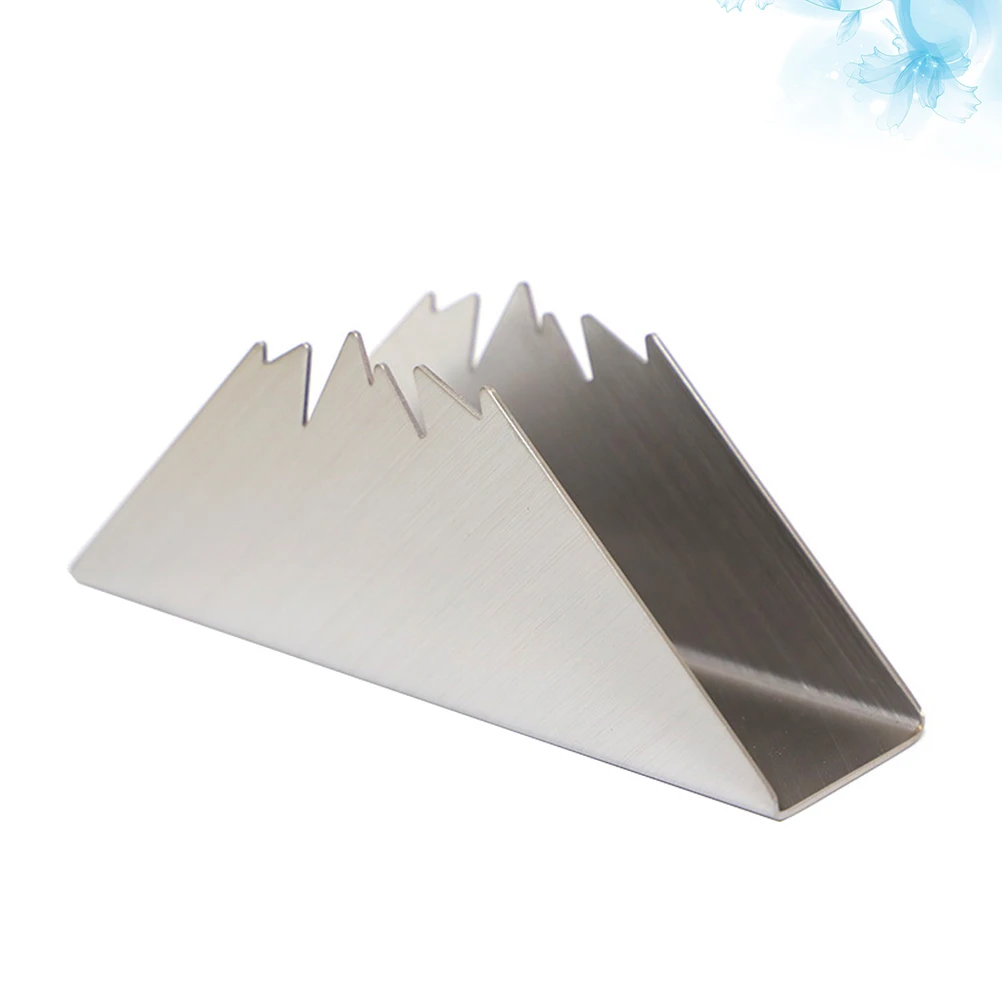 

Stainless Steel Triangle Paper Towel Holder Vertical Napkin Dispenser For Kitchen Restaurant Hotel Coffee Shop Rust
