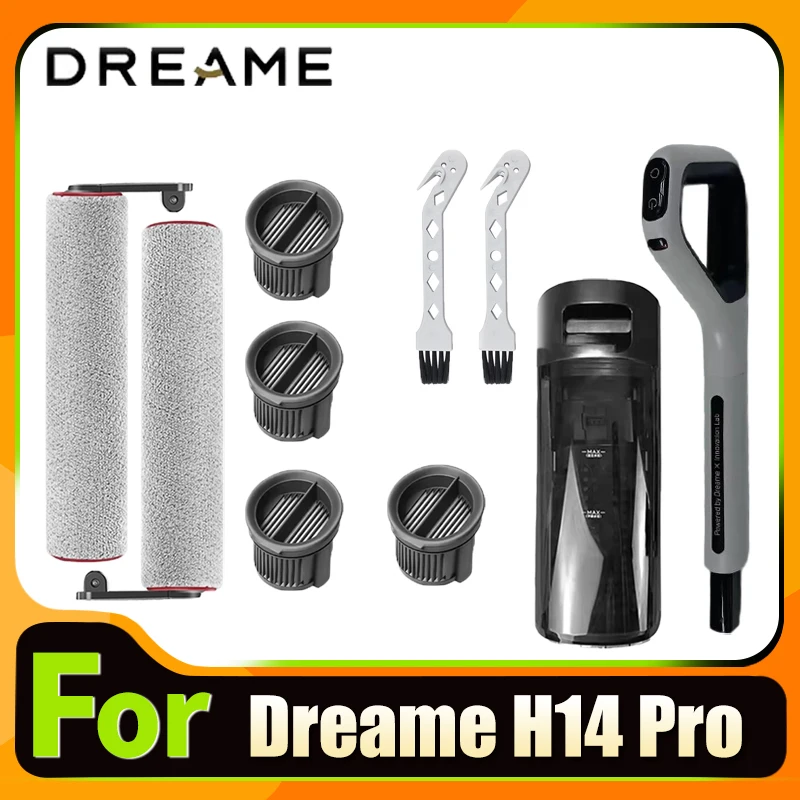 

Accessories For Dreame H14 Pro Clean Water Tank Brush Roller HEPA Filter Holder Vacuum Cleaner Replacement Spare Parts