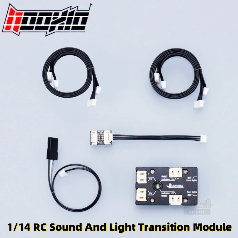 

Набор модулей передачи звука и света, специальный поворот для световой модели JUWUBA для 1/14 Tamiya RC модуль Nooxio, инженерный грузовик