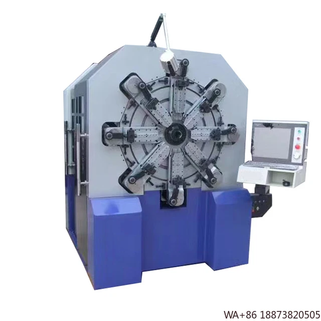 آلة تشكيل زنبركية لآلات تزوير المعادن الأوتوماتيكية لمحرك المحمل لصياغة عينات الربيع تتميز بمكونات أساسية