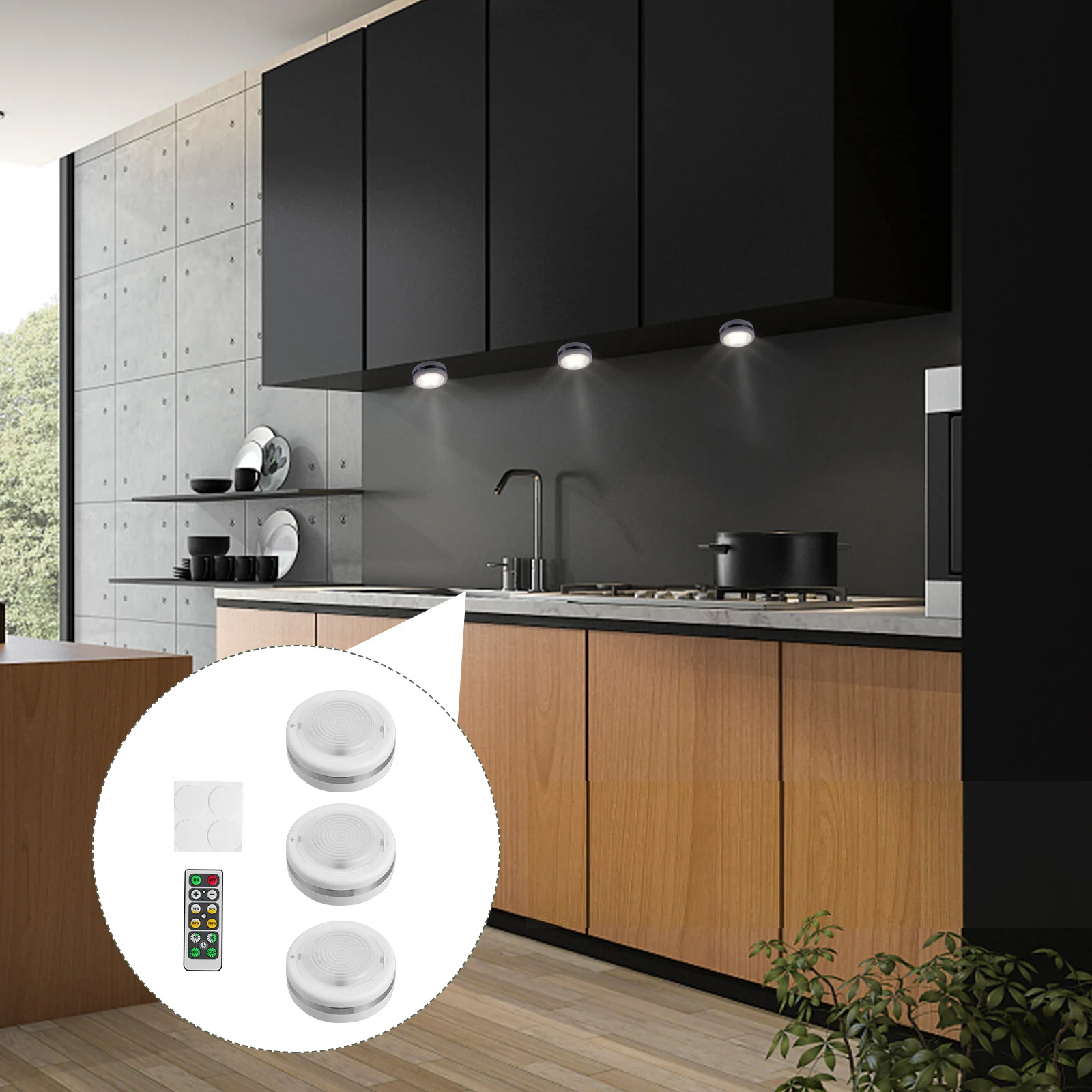 

1Set Distance Control Rgb Night Light LED Cabinet Lamp for Home Atmosphere Decorative Lighting High-End Materials