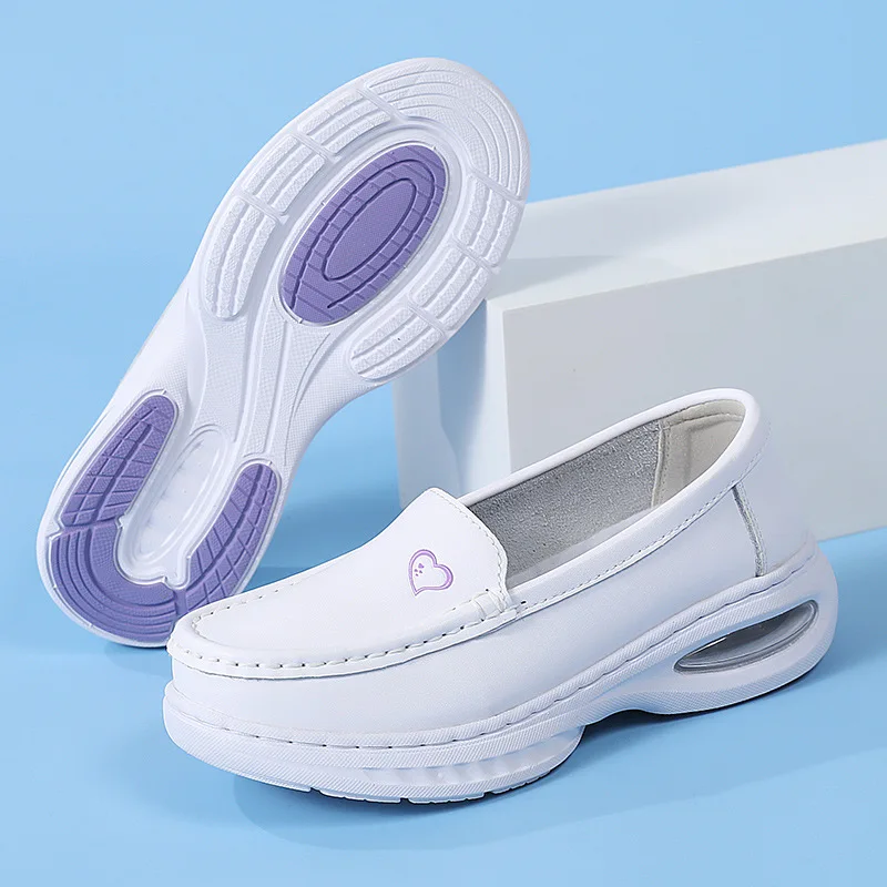 

Женская обувь больших размеров 34–42, осенняя модная удобная рабочая обувь без шнуровки на платформе на танкетке, повседневная обувь на плоской подошве, Zapatos De Mujer