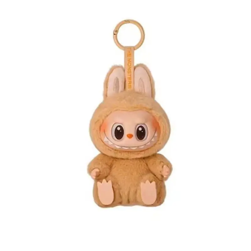 High Quality Labubu V2 15cm The Monsters Labub Toy Cardiac Macarone Gifts Toy Bag Figure Labubu Keychain A Free labubus clothes