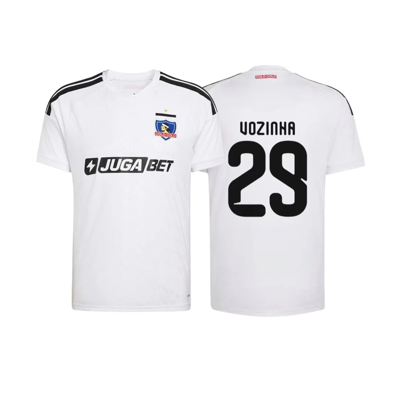 2026 Colo-Colo Vozinha # Maillot de football à manches courtes en mesh pour hommes et femmes, style Y2K, streetwear pour fans de sport, t-shirt ample à séchage rapide
