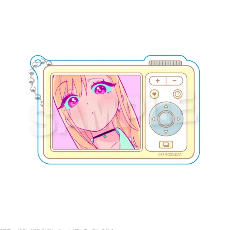 Latest Aired Anime My Dress-Up Darling Rectangle Acrylic Keychain Bag Pendant 6cm Marin Kitagawa Student Backpack Accessories