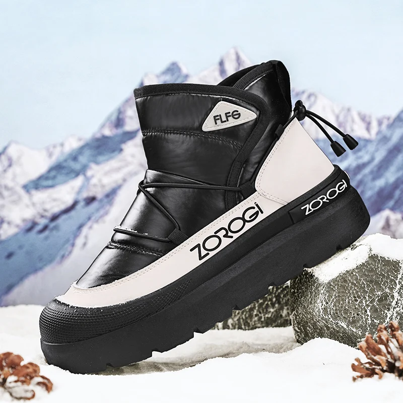 Nuevas botas de invierno antideslizantes y resistentes al desgaste para deportes y ocio suaves y cómodas para hombres, zapatillas de deporte de terciopelo para hombres, botines