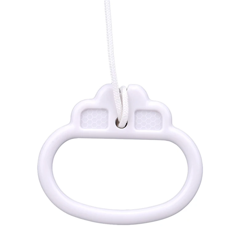 1PC Baby Pull Ring Music Box White Plastic Pull String Clockwork Cord Music Box Infant Kids Bed Bell Rattle Toy Gifts Children