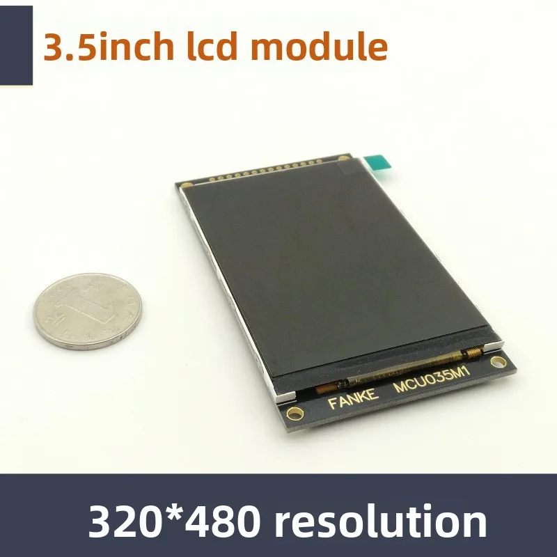 1-個の非タッチ-35-インチ-tft-lcd-スクリーン、フルカラー-lcd-ディスプレイ、12864-マイクロコントローラーディスプレイの交換用、非タッチ