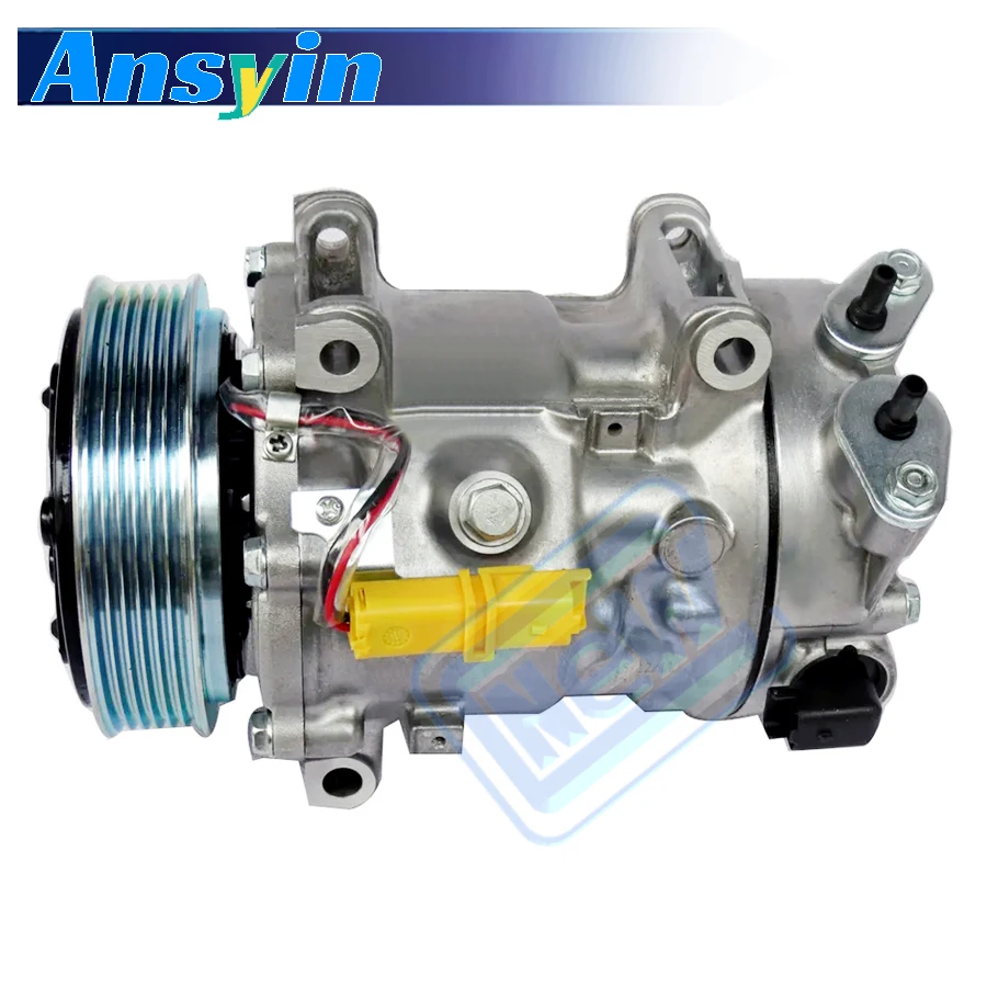 

For Sanden SD7C16 Compressor For Peugeot 1.6 2012 307 308 807 607 406 Citroen C4 Berlingo 6453QN 6453QL 6453ZA 9825868180