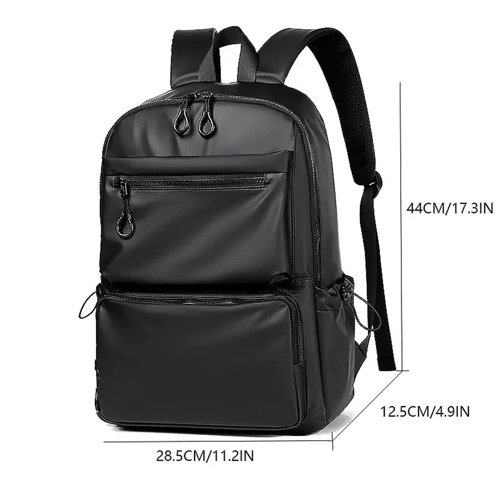 XOKY Men's Laptop Backpack 35L Large Capacity Travel Leisure Pu Backpacks Fashion Men And Women Students Schoolbag