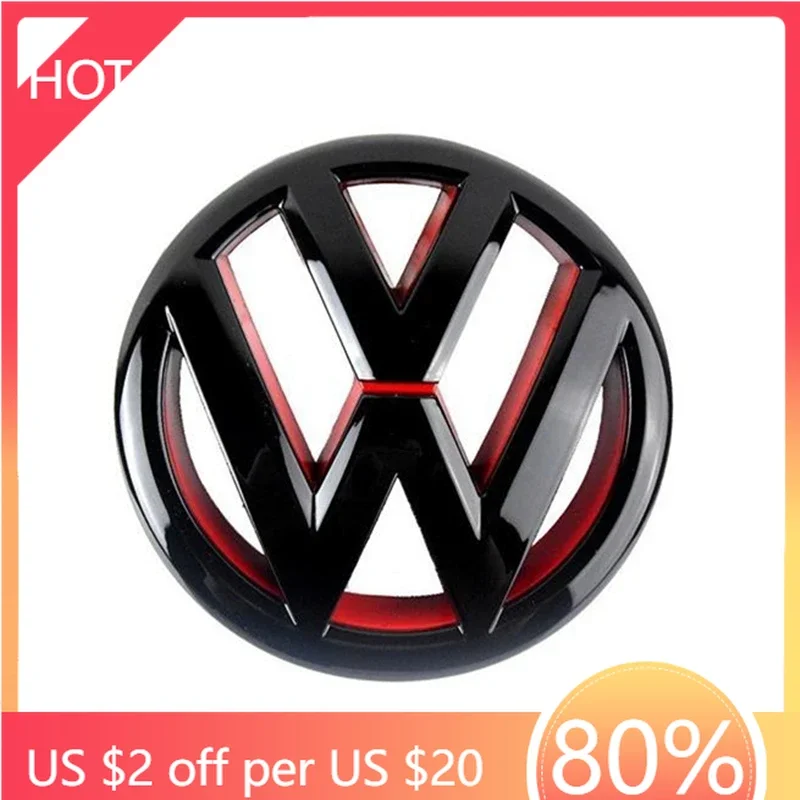 

Golf 3 4 MK3 MK4 2026 Hot For VW VOLKSWAGEN Car Front Grill Badges Rear Trunk Emblem Lid Covers Logo Sticker For VW Volkswagen G