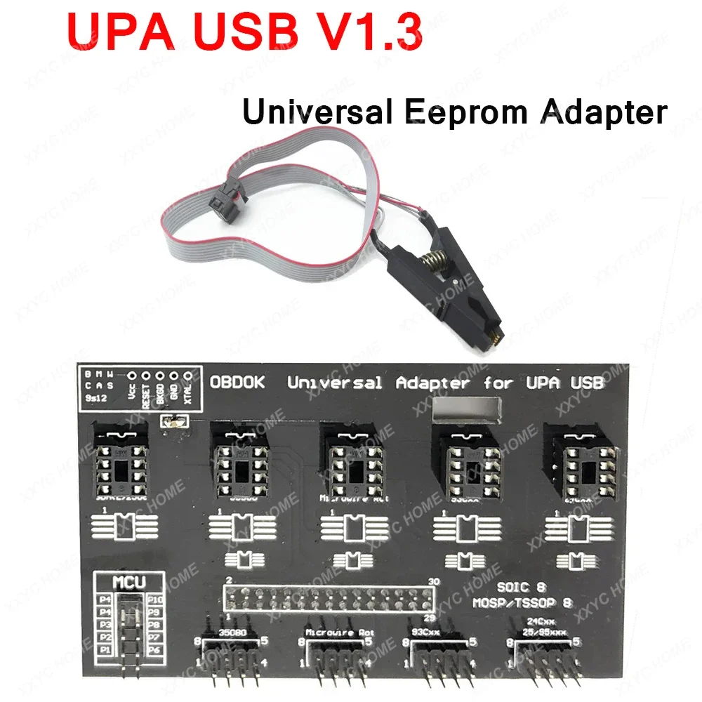 

UPA USB V1.3 ECU Programmer Universal Eeprom Adapter Chip Tunning Tool UPA-USB For I2C Eeprom-Programming Compatible with 8pin