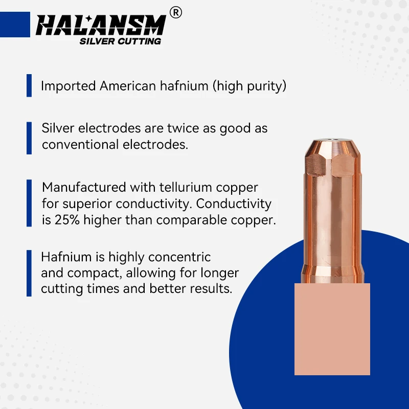 Best quality  plasma cutting nozzle 220182 220188 Silver electrode 220181 220187 shield 220183 220189 220756 220747 for HPR130XD