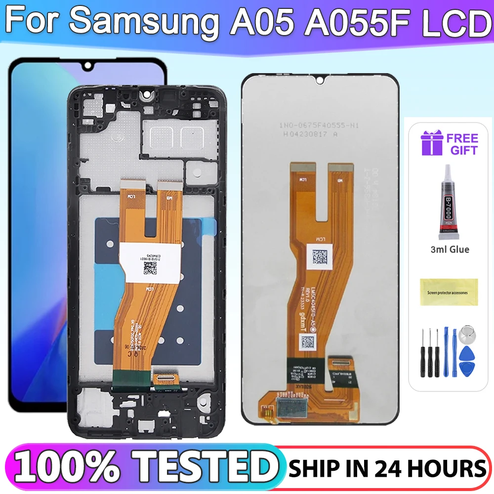 

For Samsung Galaxy A05 LCD Display Touch Screen Digitizer Assembly for Samsung A05 A055 lcd A055F A055M Screen Replacement Parts