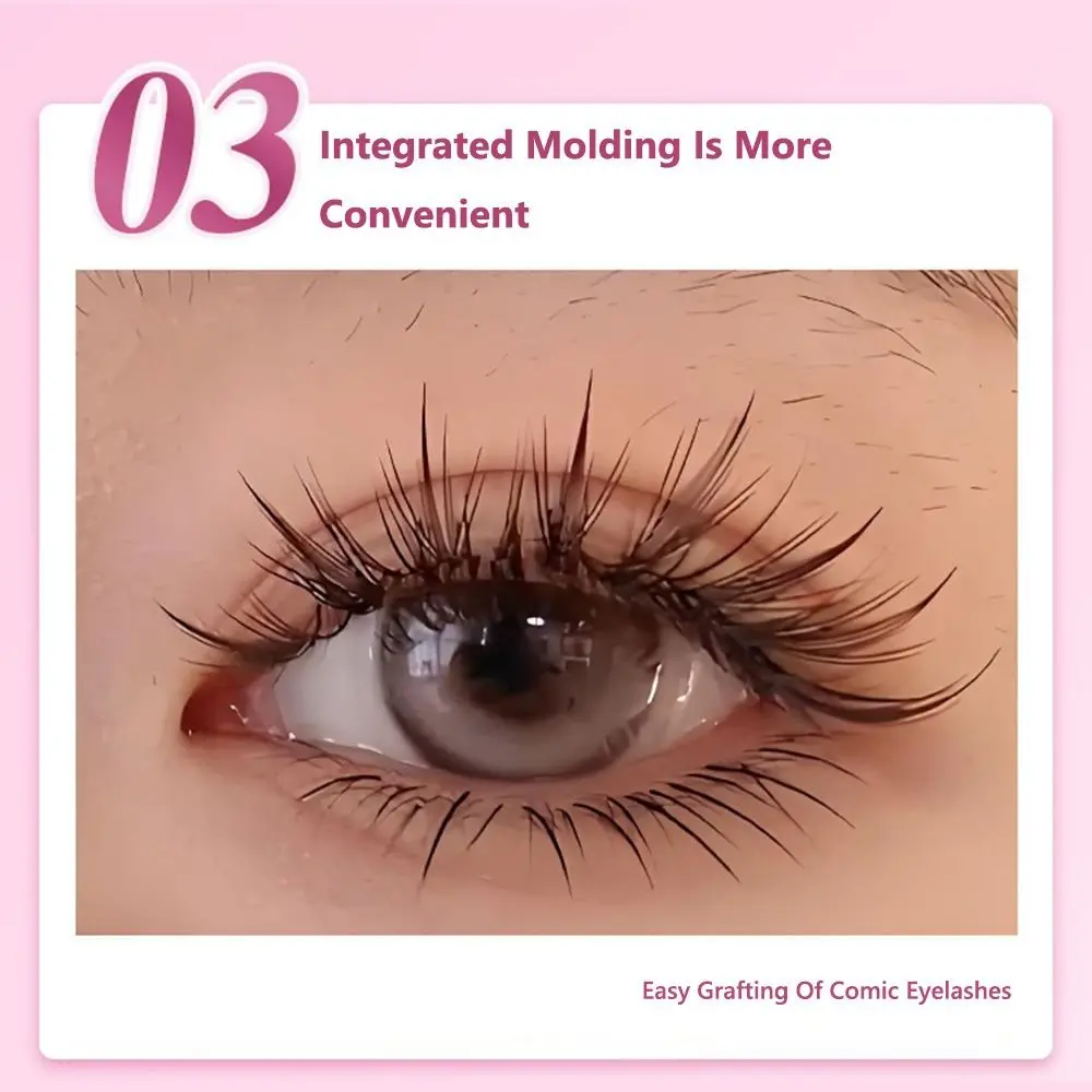 Zestaw rzęs kępkowych ręcznie robionych, 12 rzędów, skrzydełka komiksowe, kręcenie C/D/CC, sztuczne rzęsy pojedyncze, narzędzia do makijażu oczu