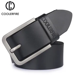 Men's Belt Genuine Leather Luxury Designer Vintage Pin Buckle for Jeans Trouser Belts Men Luxury Strap Male Belts Waistband Belt