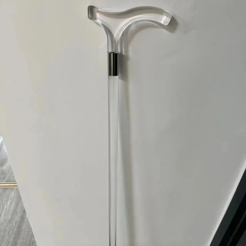 Customized acrylic crystal transparent luxury hand crutches are suitable for those who are unwell.