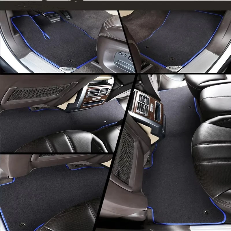 Full Set Luxury For Land Rover Range Rover Sports Car Floor Mats Plush Nylon 4 Piece Autos Velour Defender Jingfan