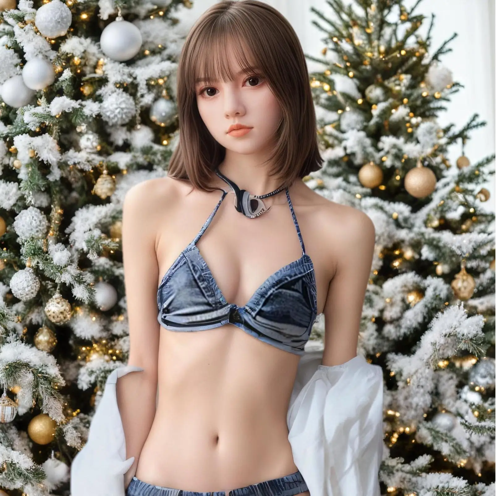 

Бесшовная подвижная художественная фигурка из ТПЭ, 57,09 дюйма, тонкий дизайн с плоской грудью, позолоченная модель мягкого тела для фотографии и демонстрации, местный фестиваль в США