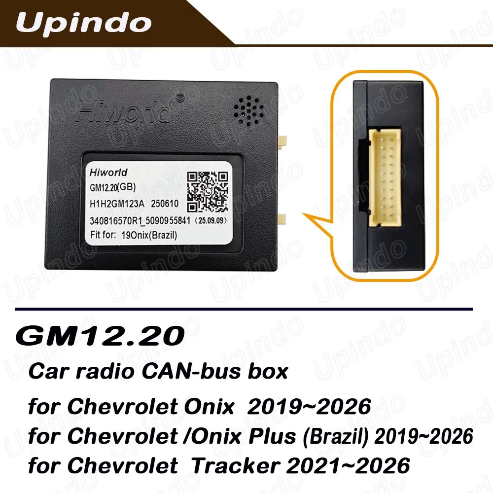 Android Car Radio CAN Bus Decoder for GM Chevrolet Onix Plus Tracker Head Unit Accessories with CAN Bus Adapter