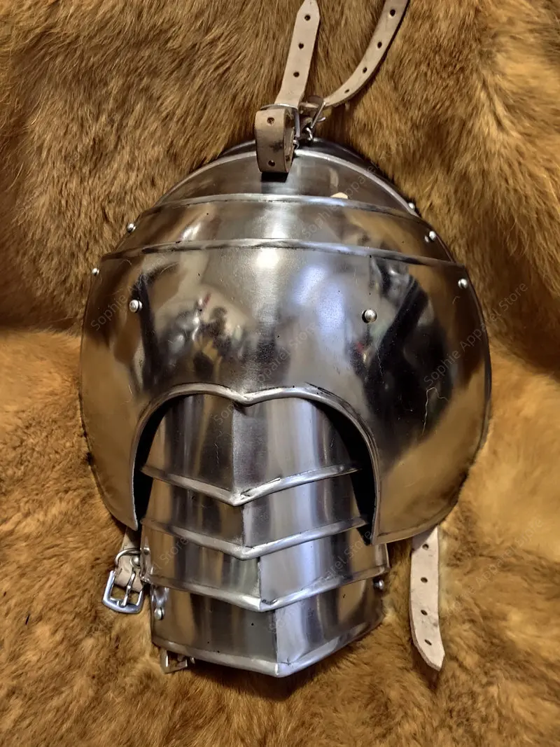Medieval Large Shoulder Armor Carbon Steel European Middle Ages Heavy Armor Wearable Adult Renaissance Style Shoulders