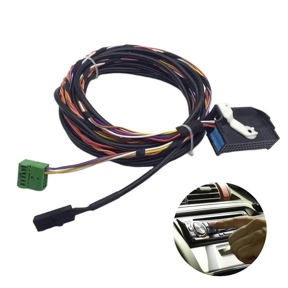 

Автомобильное радио с Bluetooth, аудиоприемник RCD510 RNS510, шлейф для подключения автомагнитолы для VW Passat Jetta Touran