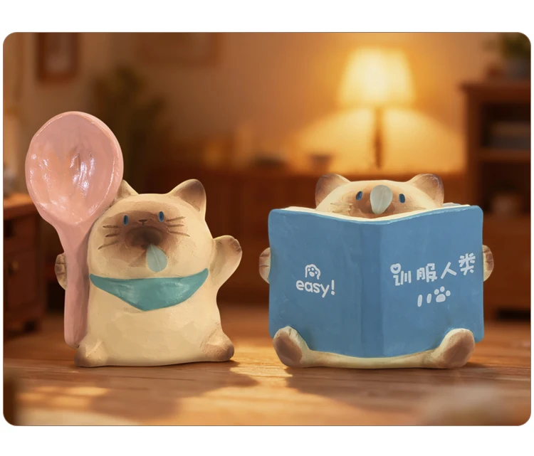 【Bestseller】Kitten Pai begleitende tägliche Serie, Dekoration, Blindbox, niedliche Mini-Puppe, Desktop-Cartoon-Ornament, Überraschungsgeschenke – Detail 14