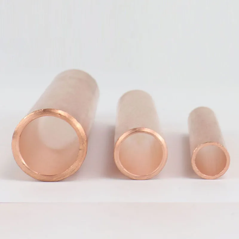 GT-10 16 25 35 50 70mm2 was Wire Electrical Copper Connecting Terminal Cable originally pure Copper Cable Connecting pipe