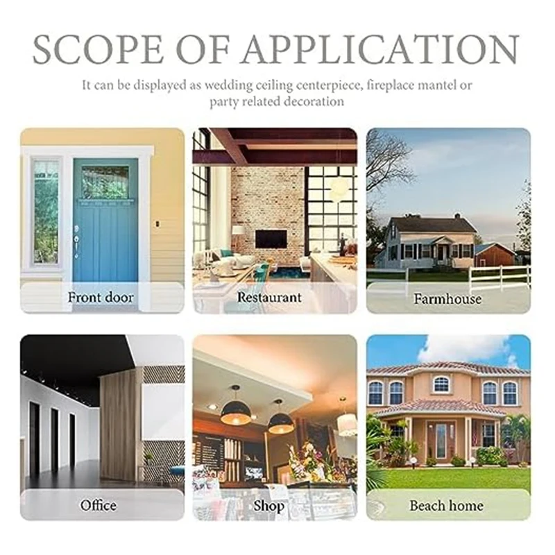 Colorido pendurado espelho, decoração pingente, fácil de instalar