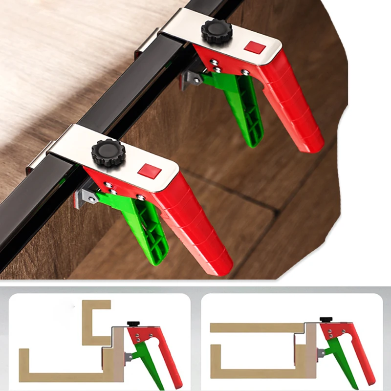 Jeu de pinces MELClamp en acier inoxydable, installation domestique de travail de calcul, pince rapide, fixation en fibre, pinces MELInstall