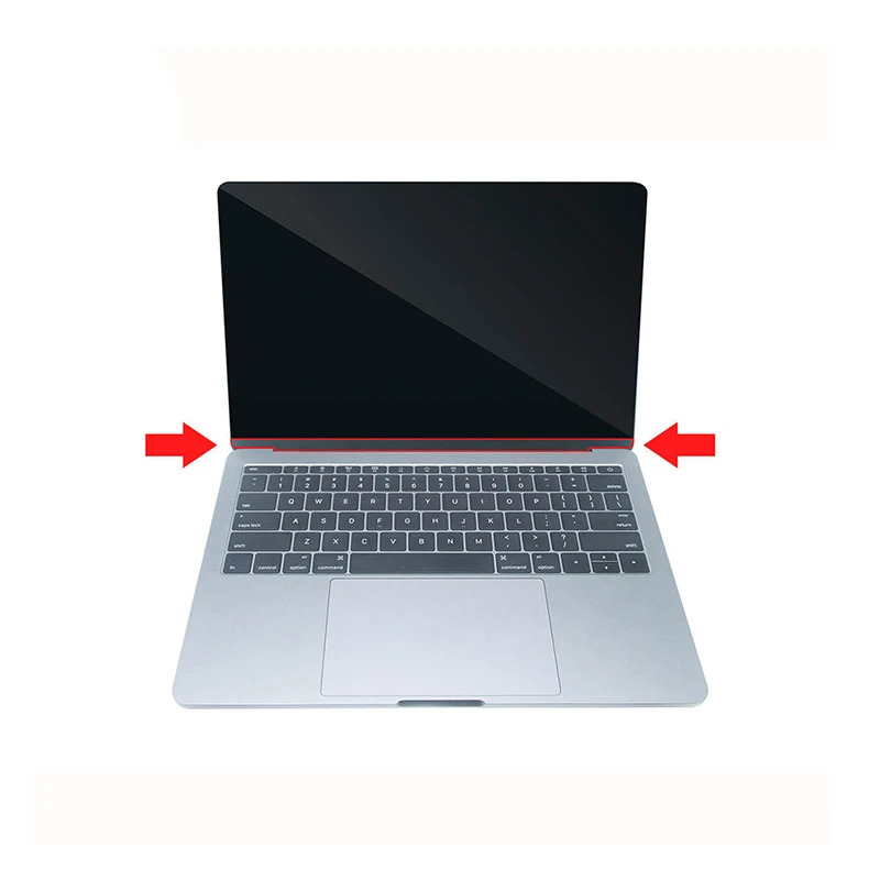 New Grey Silver Gold LCD Screen Glass Trim Logo Bezel Front Cover for MacBook Air A1932 A2179 A2337