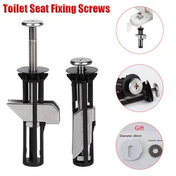 Heavy Duty Toilet Seat Fastener Bolt kit Stainless Steel Water Tank Toilet Bolt Hinge Screw Retractable Toilet Cover Bolt Kits