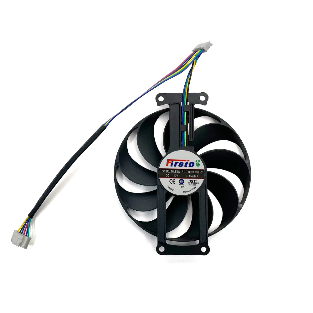 Ventilador de refrigeração para ASUS, T129215SU, RTX 2060, SUPER 2070, GTX1660 Ti, DUAL EVO, OC RTX2060, ventiladores de placa gráfica, 2 peças