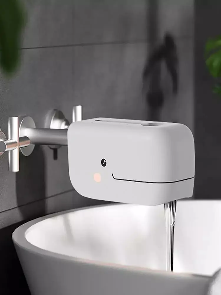 

Whale Design Baby Faucet Cover Plastic Protector Tub Spout Guard Kids Bathtub Faucet Cover Safety Bath Toy
