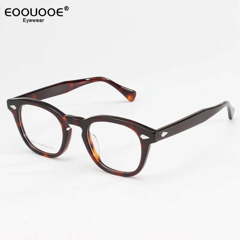 

Pilot Glasses Frame For Men Myopia Leopard Acetate Women Eyeglasses Myopia Hyperopia Prescription Retro Optical Anti-reflection