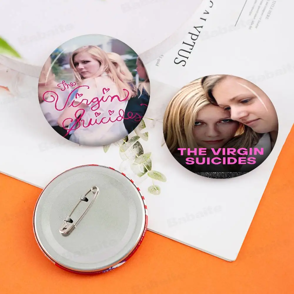 The Virgin Suicides Art 58mm Cute Anime Figure Icon Badge Handmade Tinplate Brooch For Backpack Clothes Chest Ornament Gifts view 3