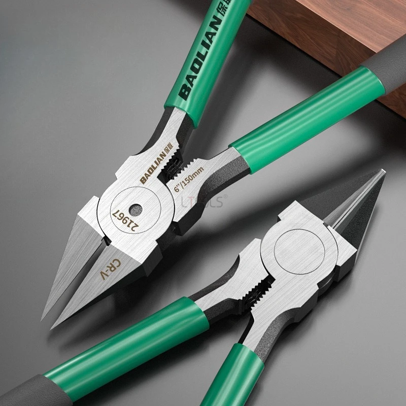 5/6 Inch Industrial Cutting Pliers Electronic Diagonal Plier Side Cutters Chrome Tangsten Steel DIY Jewelry Repair Hand Tool