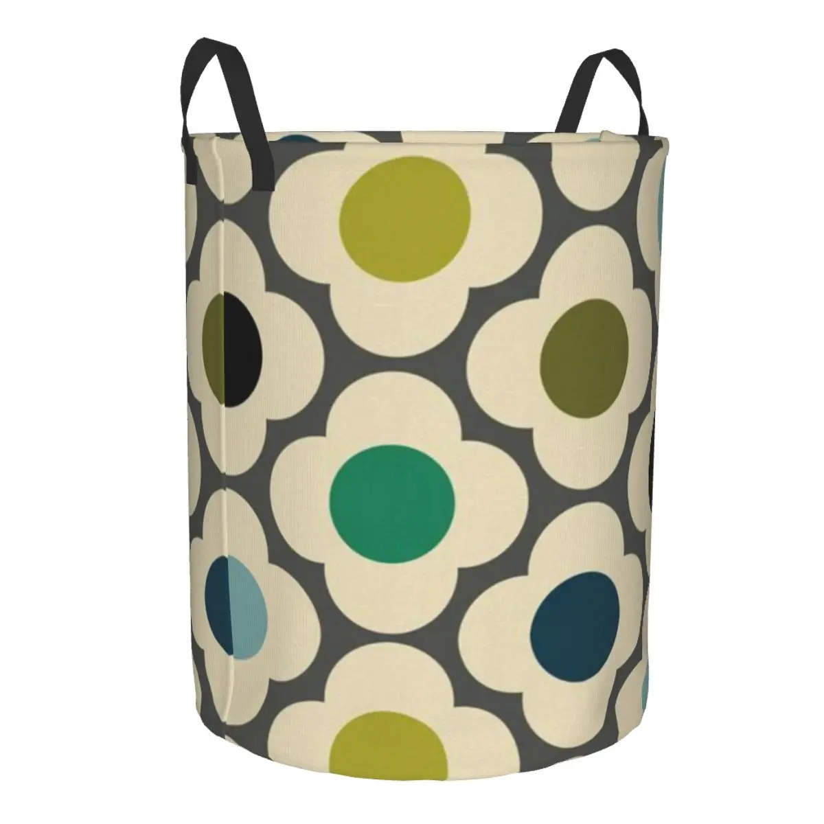 personalized Orla Kiely Flowers Abstract Laundry Hamper Large Clothes Storage Basket Geometric Toys Bin Organizer for Kids