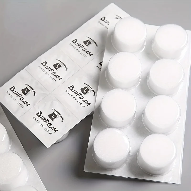

24Pcs Disposable Tattoo Dip Cup Caps Tattoo Rinse Dip Foam Caps Cups Cleaning for Needle and Tip Rinse Dip Clean Professional