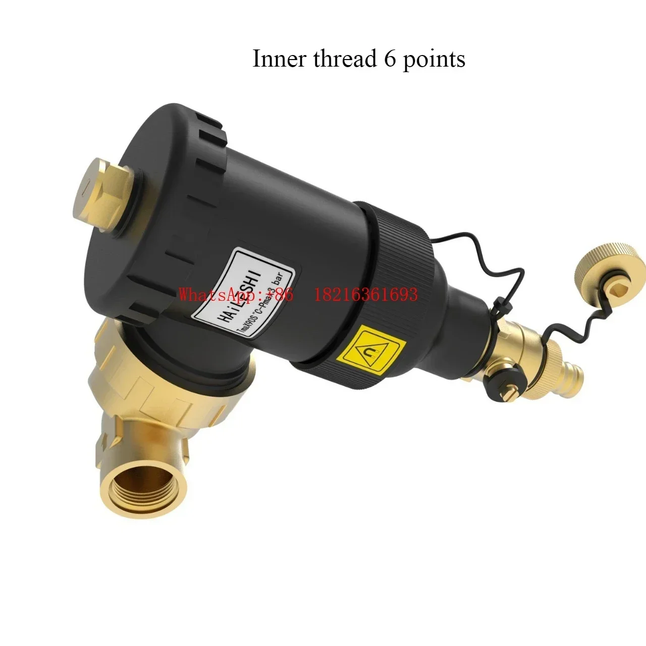 2026GOOD Household Wall Mounted Boiler Magnetic Filter, Underfloor Heating Geothermal Oil-water Separator