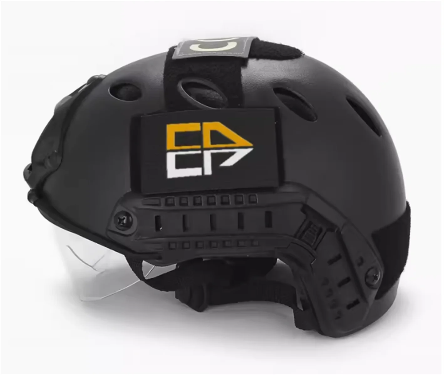 Casco táctico para fanáticos militares, edición de parabrisas, casco ligero anticolisión